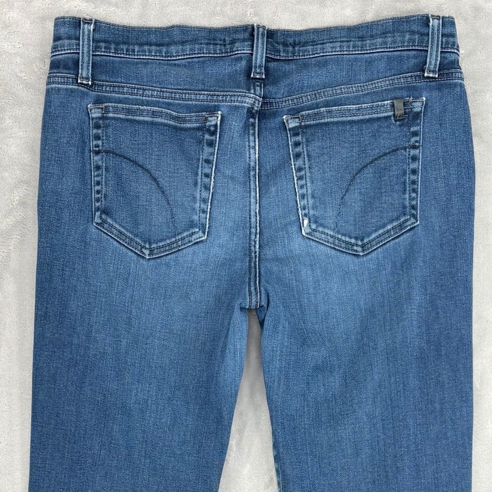 Joe's Jeans Straight Leg Womens‎ 32 Blue Medium Wash Mid Rise Stretch TSTCT15244